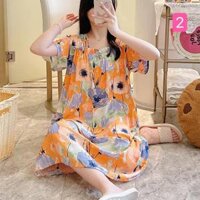 Váy lanh mặc nhà siêu mềm mát, váy ngủ, váy mặc nhà