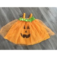 Váy lễ hội Halloween bí ngô 2-3y