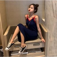 Váy len 2 dây maxi ulzzang