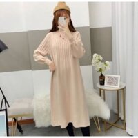 Váy len bầu dáng xuông chữ A l Free size ( 50-70kg)