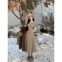 Váy Len Body Dáng Dài Cho Mùa Thu Đông❤️( hàng order 7-15 ngày)