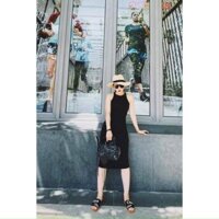 váy len body sát nách