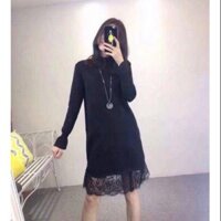 Váy len chân ren (pass) (có ảnh thật)