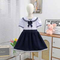 Váy liền cho học sinh tiểu học size 18-50kg ( Đồng phục học sinh tiểu học giá rẻ)