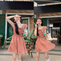 Váy Liền Kẻ Sọc Mori Siêu Tiên Nữ Dáng Nhỏ Phong Cách Nhẹ Nhàng Váy Ngắn Ngọt Ngào Tay Lỡ Thắt Eo Mẫu Mới Mùa Hè