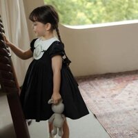 Váy liền Lolita cổ điển cho bé gái váy tutu phong cách mùa hè cho bé gái váy công chúa trẻ em