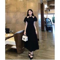 váy liền thân cổ yếm