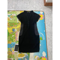 Váy liền thân kẻ 2 bên eo 2hand size M 45-50kg dài 80cm