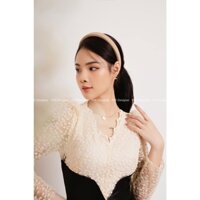 Váy liền thân phối ren