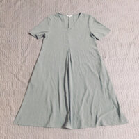 Váy liền Uniqlo size S xanh 2hand