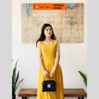Váy Linen Tôn Dáng Sang Trọng (Saffron Yellow) - BỌ CÁNH CAM