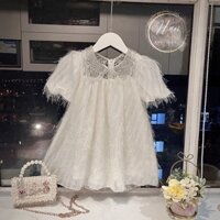 Váy Lông Lấp Lánh Bé Gái