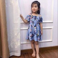 Váy lụa hàn bé gái