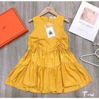 váy lụa hàn bé gái