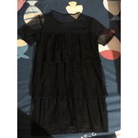 Váy lưới chấm bi