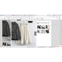 váy màu be của Jem closet