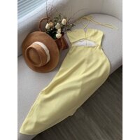 Váy maxi cut-out tôn dáng 🥦FREESHIP🥦 Váy maxi cut out cực xinh Váy có 3 màu 2 size SM