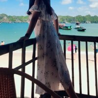 Váy maxi dài đi biển