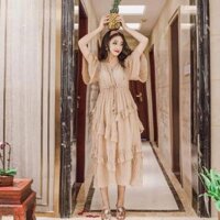 Váy maxi nữ bèo tầng