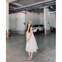 VÁY MAXI TRẮNG ĐI BIỂN