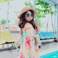 Váy maxi vãi Hàn Quốc cho bé