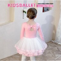 Váy Múa Ba Lê Cộc Tay Dài Tay KIDSBALLET Váy Múa Cho Bé Váy Múa Bale Váy Múa Trẻ Em