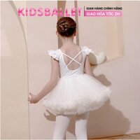 Váy Múa Ba Lê Cộc Tay Dài Tay KIDSBALLET Váy Múa Rời Lưng Dây Váy Múa Cho Bé Váy Váy Múa Trẻ Em