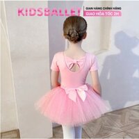 Váy Múa Ba Lê Cộc Tay Dài Tay KIDSBALLET Váy Múa Rời Lưng Nơ Tùng Nơ Váy Múa Cho Bé Váy Múa Bale Váy Múa Trẻ Em