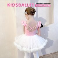 Váy Múa Ba Lê Cộc Tay KIDSBALLET Váy Múa Cho Bé Váy Múa Ba Lê Váy Múa Trẻ Em