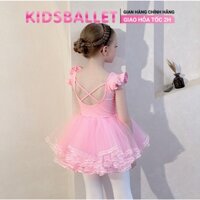Váy Múa Ba Lê Cộc Tay KIDSBALLET Váy Múa Rời Lưng Dây Váy Múa Cho Bé Váy Múa Trẻ Em