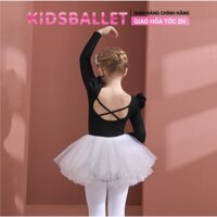 Váy Múa Ba Lê Cộc Tay KIDSBALLET Váy Múa Rời Lưng Dây Chân Váy Trơn Váy Múa Cho Bé Váy Múa Bale Váy Múa Trẻ Em
