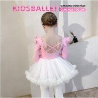 Váy Múa Ba Lê KIDSBALLET Váy Múa Rời Lưng Dây Tùng Trắng Mềm Váy Múa Cho Bé Váy Múa Ba Lê