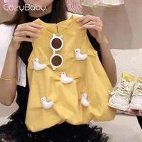 Váy mùa hè cho bé gái Váy ngắn tay hình nấm và dâu tây