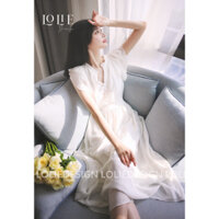 Váy nàng thơ dáng dài - V872 - Design by Lolie