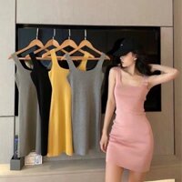 Váy ngắn đan dây ôm sát eo mới mùa hè Hàn Quốc cho phụ nữ