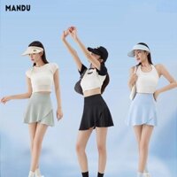 Váy ngắn thể thao Mandu, váy yoga chống chói