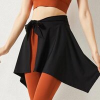 Váy ngắn thể thao nữ che mông chống chói Làm xấu hổ một mảnh Váy Tennis nửa chiều dài thường ngày chạy bộ mùa hè F