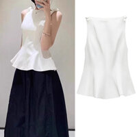 Váy ngắn Zara Áo Vest viền nơ 2179777