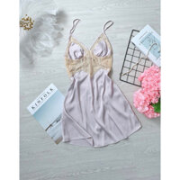 váy ngủ 2 dây sexy có tăng dơ nhôm (hàng loại 1)