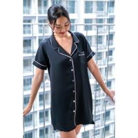 Váy ngủ 48-70kg cao cấp kiểu dáng đẹp vải Tsumugi lạnh Nhật Bản MIRANA - Yura Pyjama