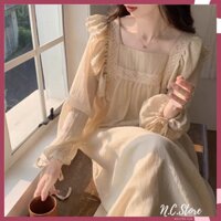 Váy Ngủ Babydoll Chất Đũi Phối Ren Cực Xinh