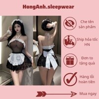 váy ngủ cosplay mèo cat hóa trang chất voan ren co dãn mềm mại sexy gợi cảm
