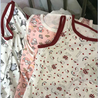 Váy Ngủ hello kitty Váy Hoạt Hình In Không Tay Bộ Đồ Ngủ Nữ Mùa Hè Homewear Váy Ngủ Ngọt Ngào Cô Gái Dễ Thương