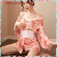 Váy ngủ kimono sexy áo choàng ngủ hoa anh đào xinh xắn Thư Thư [HÀNG CAO CẤP]