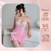 Váy Ngủ Ren Body Sexy (Không kèm tất) - B.Lingerie