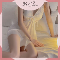 Váy Ngủ Sexy Cánh Bướm Cổ Yếm 96Charm sp15