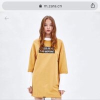 Váy nỉ thun zara auth sz S