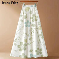 Váy Nữ 2025 Nơ Trái Tim Hoa Bướm In Thanh Lịch Đa Năng Thoải Mái Thời Trang Váy Nhỏ Tươi Váy Váy