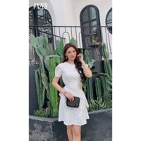 [Váy Nữ Cao Cấp] Đầm phi phối xốp siêu xinh