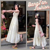Váy nữ - Đầm ống cúp ngực nhún thun dáng xòe ,đầm váy maxi bo chun dáng xòe thiết kế sang chảnh cho nàng đi biển BangTan